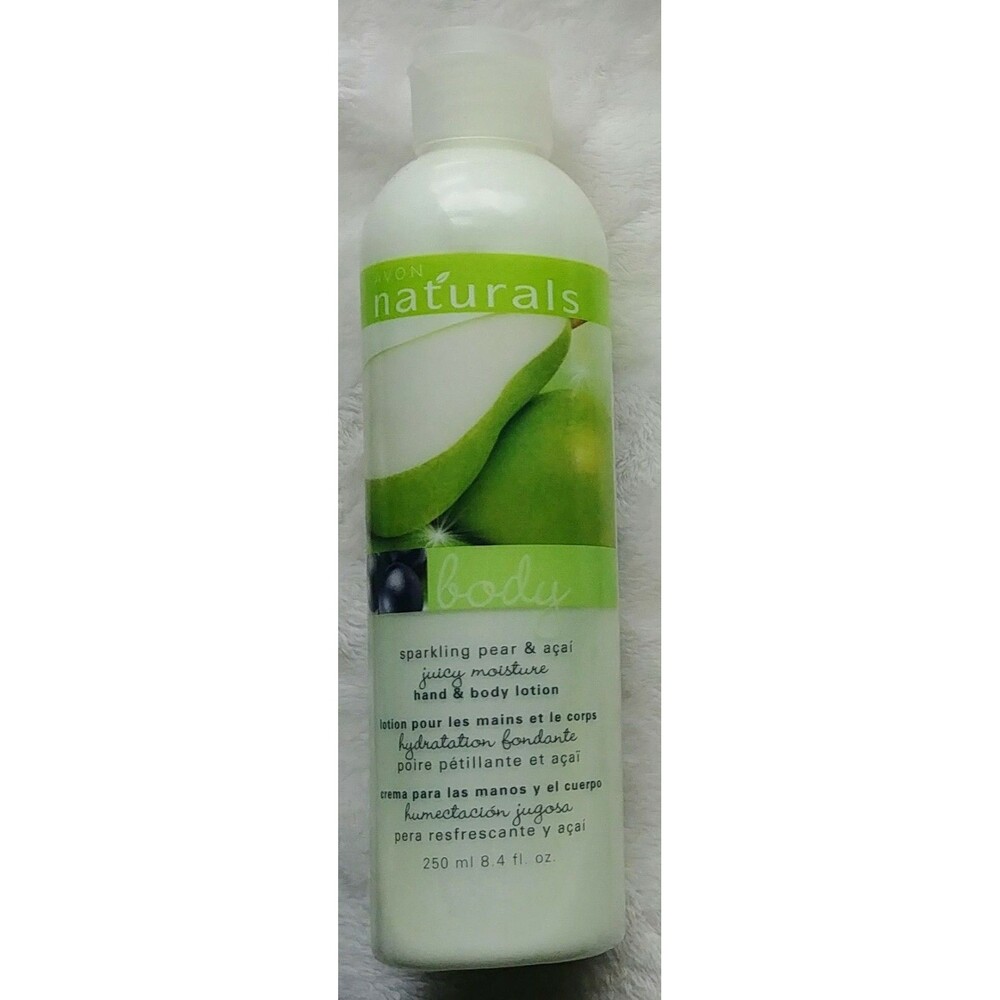 moisturizer New Naturals Lotion Pear and Acai Body protection skin care Avon
